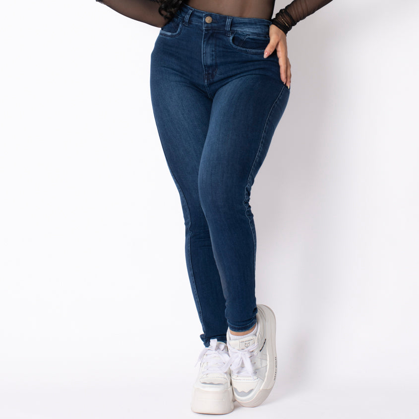 Jeans Tiro Alto 1B  Ref. 6040